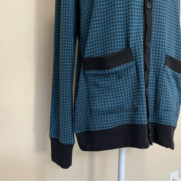 BDG Urban Outfitters Plaid V-Neck Cardigan Long Sleeve T-Shirt - Picture 5 of 14